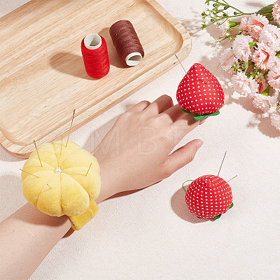 HOBBIESAY 1Pc Cotton & Cloth Needle Pin Cushions DIY-HY0001-81-1