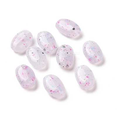 Opaque Acrylic with Point Pattern Beads OACR-G010-01C-1