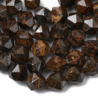 Natural Bronzite Beads Strands G-Z119-A30-02-1