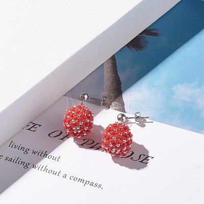 TOHO Japanese Seed Beads Dangle Stud Earrings EJEW-JE04762-01-1