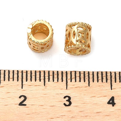 Brass Tube Beads KK-D093-10G-1