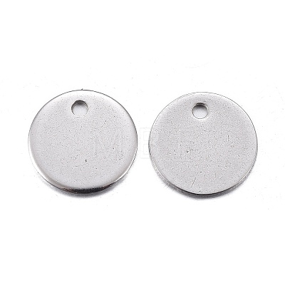 Non-Tarnish 201 Stainless Steel Charms STAS-F255-043P-10mm-1