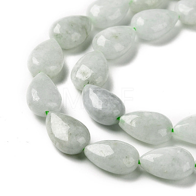 Natural Myanmar Jade/Burmese Jade Beads Strands G-C238-10-1