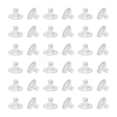 100Pcs Silicone Ear Nuts SIL-TADJ0001-11-1
