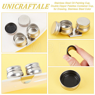 201 Stainless Steel Oil Painting Cup CON-WH0086-125A-1