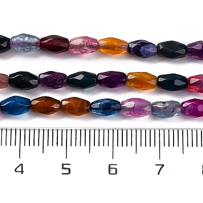 Natural Dragon Veins Agate Beads Strands G-G177-A03-01-1