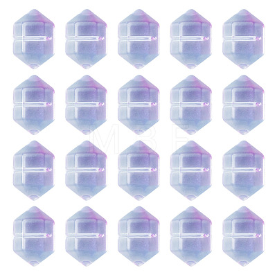 30Pcs Transparent Handmade Lampwork Beads LAMP-TADJ0001-12D-1