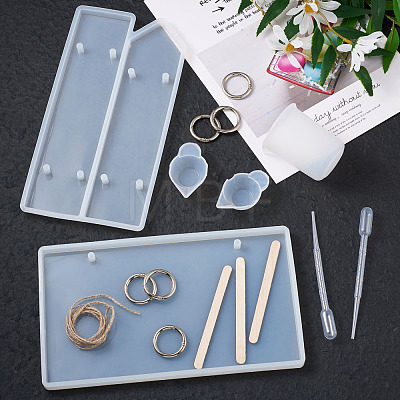 DIY Doorplate Silicone Mold Kits DIY-TA0008-32-1