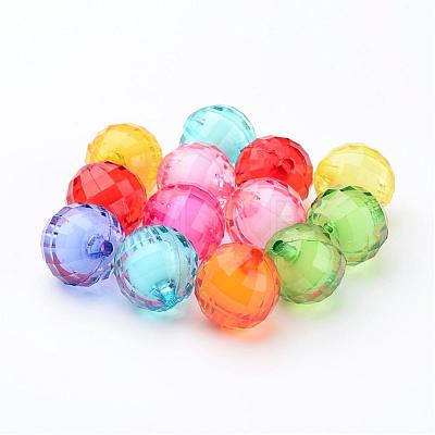 Mixed Color Chunky Bubblegum Beads X-TACR-S086-20mm-M-1