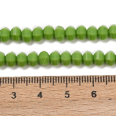 Opaque Glass Beads Strands GLAA-G125-01C-04-1