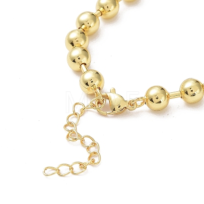 Rack Plating Brass Ball Chain Bracelets for Women BJEW-G676-01C-G-1