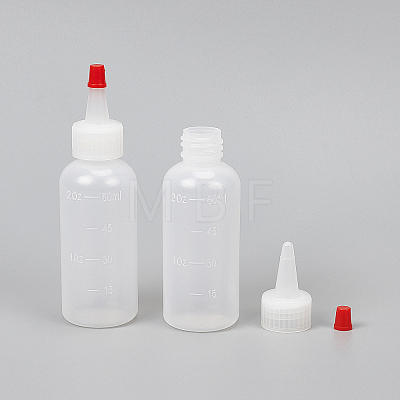 Plastic Graduated Squeeze Bottles AJEW-BC0001-02A-1