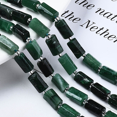 Natural Fuchsite Beads Strands X-G-S376-011-1-1