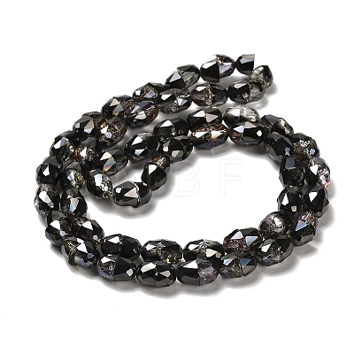 Electroplate Glass Beads Strands EGLA-D030-02-1