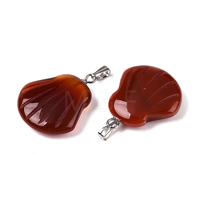 Natural Carnelian(Dyed & Heated) Pendants G-T138-208G-1