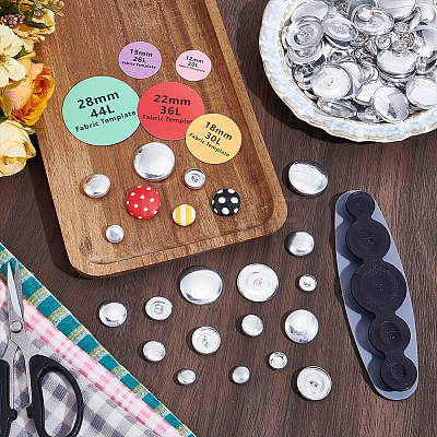 Iron Blank Buttons FIND-UN0010-54-1
