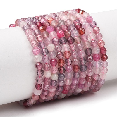 Natural Multicolor Spinel Beads Strands GG-CBAA8F4-B08-4mm-B-1