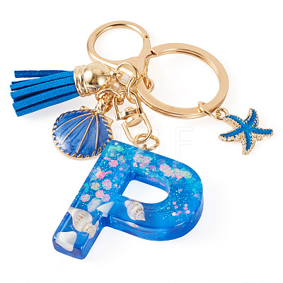 Star Resin & Shell Keychains KEYC-TAC00087-01P-1