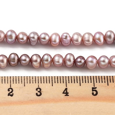 Natural Cultured Freshwater Pearl Beads Strands PEAR-C003-10E-1