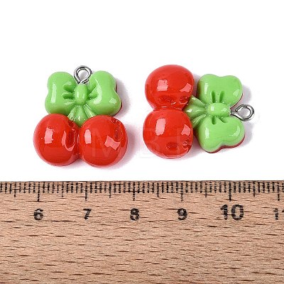 Opaque Resin Pendants RESI-Q232-04A-1