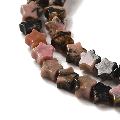 Natural Rhodonite Beads Strands G-G085-B16-01-1