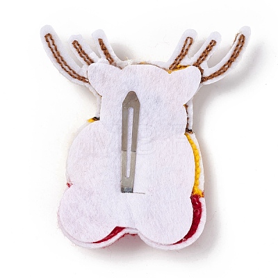 Christmas Reindeer/Stag Cloth Snap Hair Clips PHAR-G003-16-1
