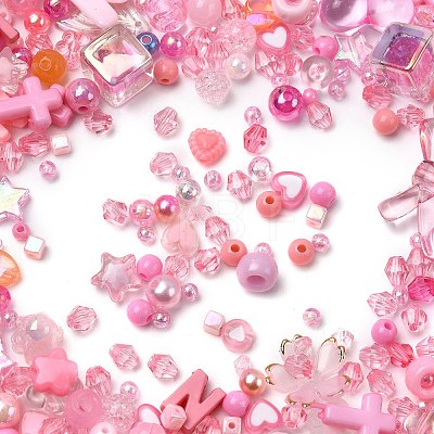 Opaque & Transparent Acrylic Beads SACR-XCP0001-06B-1