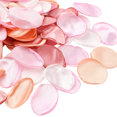 Polyester Artificial Rose Flower Petals AJEW-WH20067-107E-1