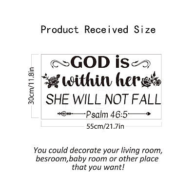 PVC Wall Stickers DIY-WH0377-036-1