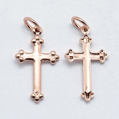 Brass Pendants KK-J279-30RG-NR-1