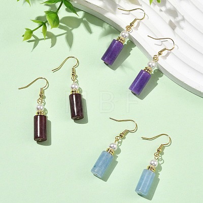 304 Stainless Steel Dangle Earrings EJEW-JE07294-1
