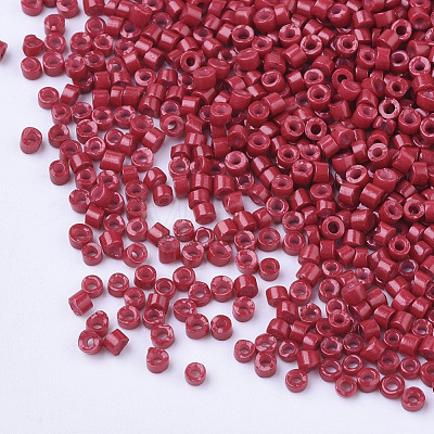 Glass Cylinder Beads SEED-Q036-01A-D18-1