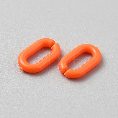 Opaque Acrylic Linking Rings SACR-WH0001-37I-1