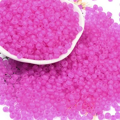 6/0 Luminous Glass Seed Beads SEED-NH0001-01C-1