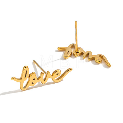 304 Stainless Steel Stud Earrings for Women PD8661-1