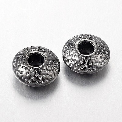Tibetan Style Alloy Spacer Beads TIBEB-R011-B-FF-1