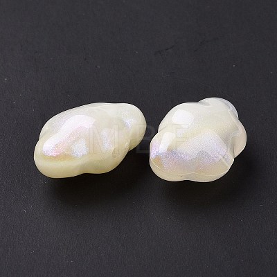 Opaque Acrylic Beads OACR-E014-17H-1
