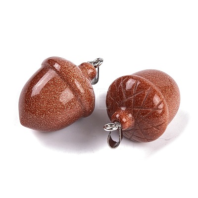 Synthetic Goldstone Pendants G-Q172-08P-03-1