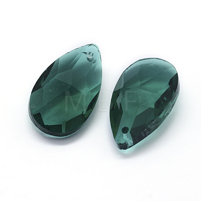 Faceted Glass Pendants GLAA-F069-L-A16-1