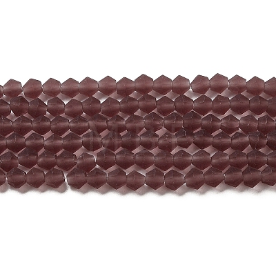 Imitate Austrian Crystal Frosted Glass Beads Strands LS-EGLA-A039-T2mm-MD05-1