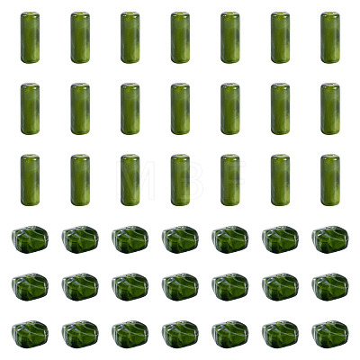 90Pcs 2 Styles Opaque Acrylic Imitation Gemstone Beads OACR-TA0005-14D-1