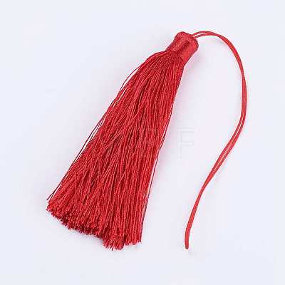 Nylon Thread Tassel Big Pendant Decorations NWIR-K019-02B-1