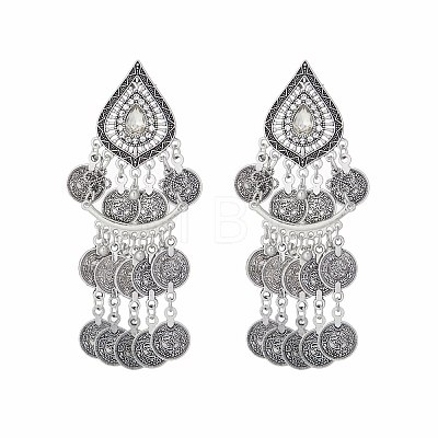 Alloy Crystal Rhinestone Chandelier Earrings for Women WG1C2F6-05-1