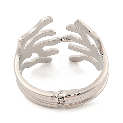 Alloy Wide Bangles for Women BJEW-L629-10P-1