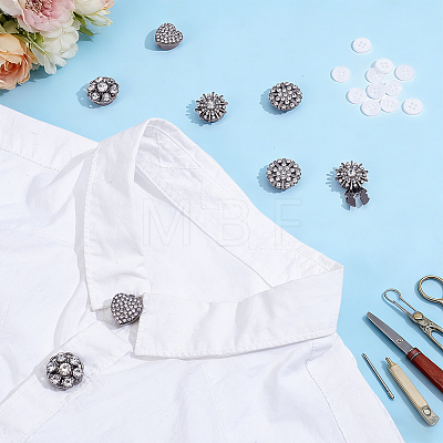 Alloy Cufflinks BUTT-NB0002-19B-1