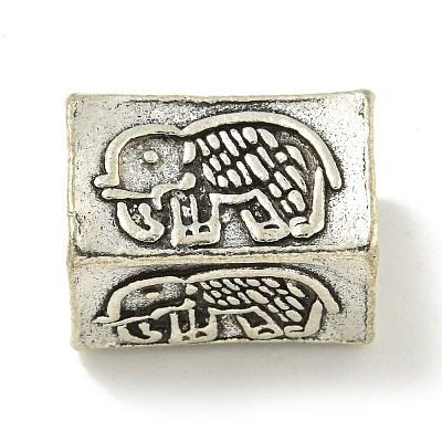 Tibetan Style Alloy European Beads FIND-U015-15AS-02-1