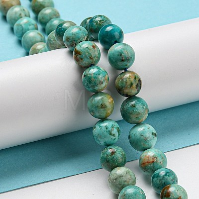 Natural Peruvian Turquoise(Jasper) Beads Strands G-A219-A05-03-1