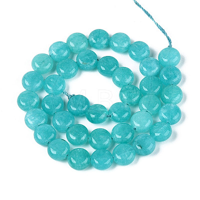 Dyed Natural White Jade Beads Strands G-T143-16F-1