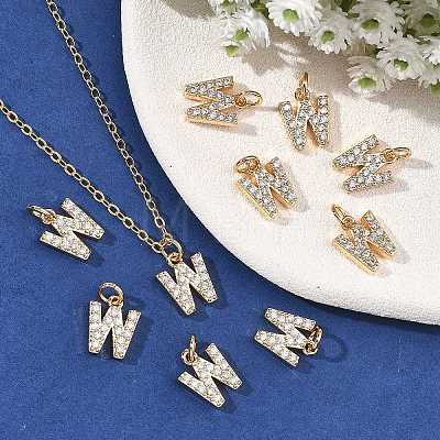 SHEGRACE Brass Micro Pave Clear Cubic Zirconia Pendants XGRQ29692-394G-W-1