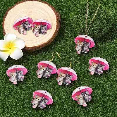 Printed Acrylic Pendants MACR-CJC0004-43-1